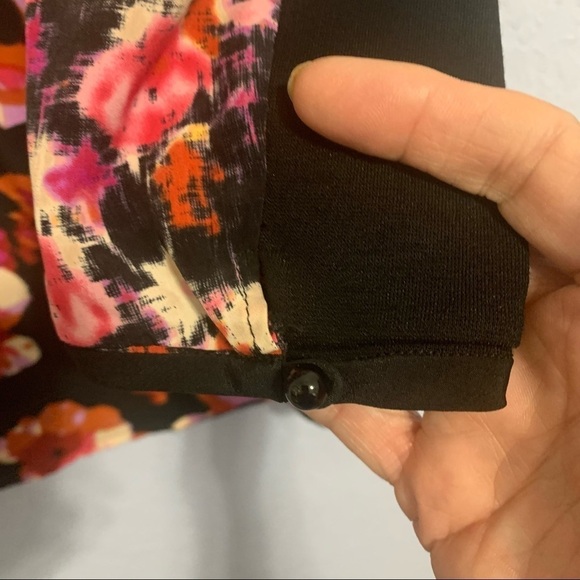 Yoana Baraschi Black Multi Print Tunic Mini Dress - Picture 5 of 7